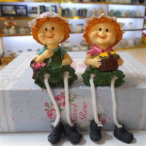 مجسمه پا آویز  طرح کلاه گل