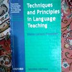 کتاب انگلیسی techniques and principles in language teaching اثر لارسن فریمن freeman