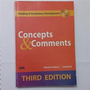 کتاب Concepts and Comments اثر Patricia Ackert و Linda lee نشر رهنما 