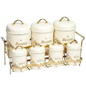 سرویس پاسماوری فلزی طرح ماربل آرتیستون 8 پارچه