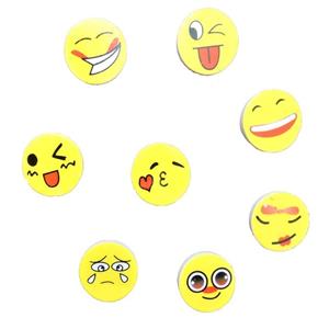 پاک کن پرنیان هفت رنگ مدل Emoji بسته 8 عددی 