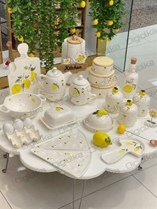 ست 5 تکه صبحانه خوری طرح لیمو