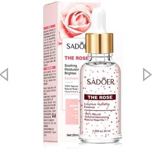 سرم روشن کننده و از بین برنده لک گل رز سادور sadoer rose soothing moisturizing brighten 