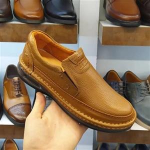 کفش کلارک طبی مردانه تمام چرم
