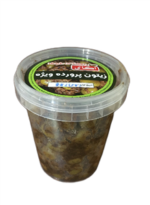 زیتون پرورده ویژه آکای 350 گرمی با 
