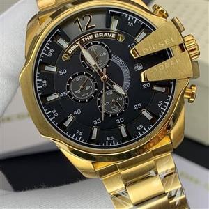 ساعت مچی مردانه دیزل شاخدار استیل DIESEL