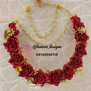 دسته گل حنابندان طرح حلقه