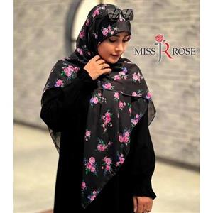 روسری نخی - بهاره - قواره 140 - دور دست دوز - ارسال رایگان - برند میس رز کد N13