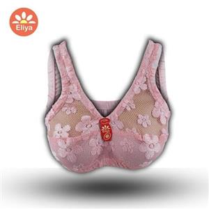 سوتین هندی ایلیا-گلبهی-درجه1-ضدحساسیت-تمام نخ-(ارسال رایگان3عددبه بالا)