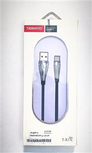 کابل شارژ تایپ سی اندروید ترانیو tranyoo اورجینال سوپرفست(سیم شارژر)