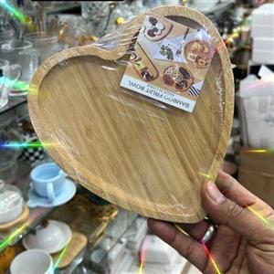پیش دستی بامبو قلبی