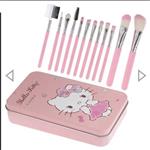 ست براش هلو کیتی Hello Kitty 12-Piece Pro Makeup Brush Set