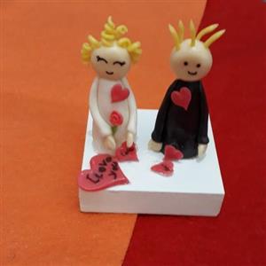 عروسک خمیری عروس ودامادخوشگل