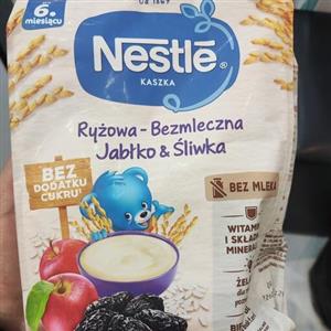 سرلاک اصلی برند فرانسوی Nestle با پایه گندم و برج و طعم سیب و خرما