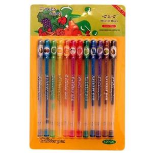 خودکار اکلیلی 12 رنگ میوه ای