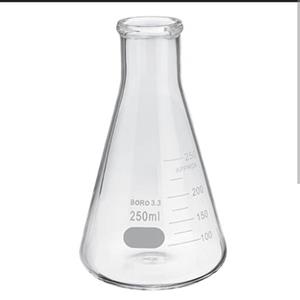 ارلن آزمایشگاهی پیرکس مدل erlenmeyer ظرفیت 250 میلی لیتر