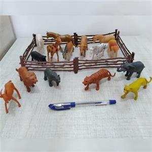فیگور حیوانات اهلی وحشی 15 تایی