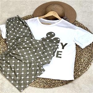 ست سه تیکه گیاهی وفانتزی جنس گیاهی 