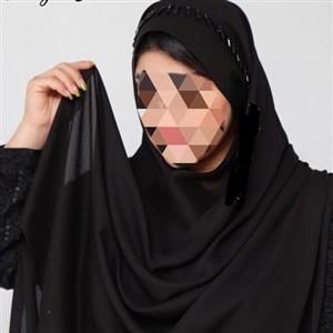 هد شال مجلسی-جنس کرپ حریر- 