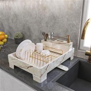 جاظرفی هارمونی یک طبقه با جامایع رنگ بتنی طوسی کروم