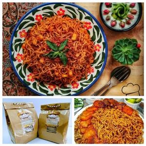 ماکارانی سبوس دار طبیعی (وزن550گرم)