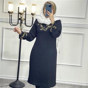 مانتو جلو بسته تک رنگ