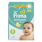 پوشک پریما پمپرز ترک تعداد 54 عددی سایز ۳ pampers prima