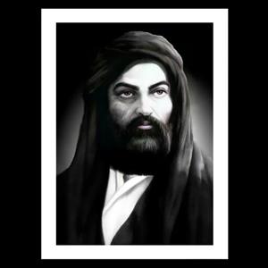 قاب عکس زیبای تمثال حضرت امیرالمومنین علی علیه السلام با کیفیت عالی.تابلو شمایل