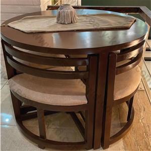 میز ناهارخوری 4 نفره مدل کم جا