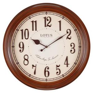 ساعت دیواری چوبی لوتوس مدل HERNE کد W-7031
