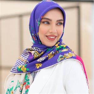 روسری ابریشم توییل وارداتی مجلسی