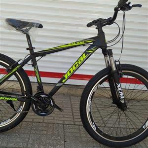 دوچرخه مدل جوکال سایز 24 بدنه آلومینیوم طوقه پنج سانت لوازم دنده شیمانو دوشاخ قفل شو