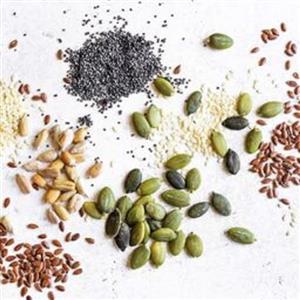 صبحانه طلایی 500گرم (دانه چیا کنجد خام دانه شاهدانه  مغز افتابگردان مغزکدو)