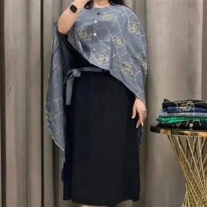 مانتو شنل دامن مدل مونیکا