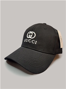 کلاه کپ مشکی با Gucci سفید اورجینال کد 9224