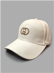 کلاه کپ کتان اورجینال سفید مدل گوچی کد 3376