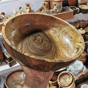 کاسه چوبی گردو درجه یک