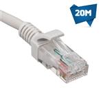 Lansan PATCH CORD CAT5E UTP 20M  پچ کورد تمام مس و با تست فلوک لن سن