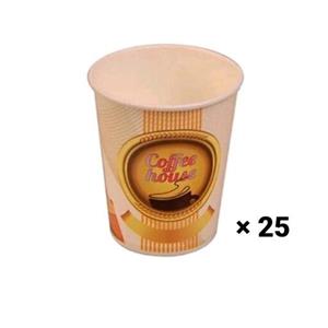 لیوان کاغذی 25عددی 220 سی سی سیب سلامت لیوان یکبار مصرف