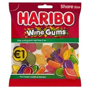 پاستیل هاریبو HARIBO Wine Gums شرابی 140 گرم اروپایی