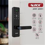 دستگیره دیجیتال ALOCK اثر انگشتی مدل S300 مشکی