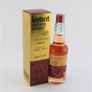 اسانس طبیعی زعفران محصول کشور اسپانیا . معطر بابسته بندی شکیل