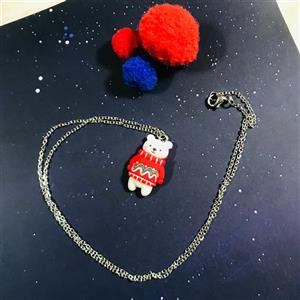گردنبند عروسک خرسی