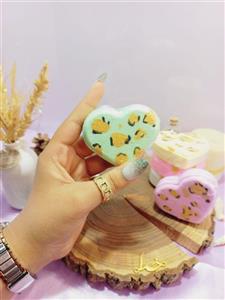 کوکتل و پدیکور طرح قلب پلنگی 80 گرمی با کیفیت با جوشش عالی