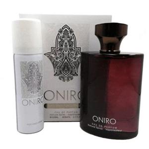 عطر ادکلن اونیرو  انیرو مردانه اصل فراگرنس اماراتی  100میل  و یک اسپری 50میل Fragrance World Oniro خنک و تلخ