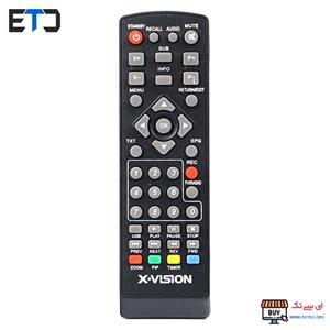 ریموت کنترل گیرنده دیجیتال ایکس ویژن طرح دنای