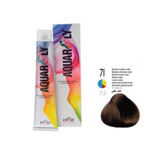 رنگ موی آکوارلی بلوند زیتونی متوسط شماره Aquarely 7I