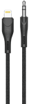 کابل صدا 1.2 متری AUX به Lightning گرین لاین مدل GN35CIPH2BK رنگ مشکی با گارانتی تضمین اصالت و کیفیت کالا