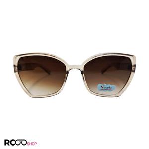 عینک آفتابی بچگانه با فریم قهوه ای شیشه ای با لنز سایه روشن مدل 3083