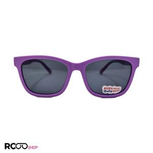 عینک آفتابی بچگانه با فریم بنفش رنگ و ژله ای و لنز پلاریزه مدل B11